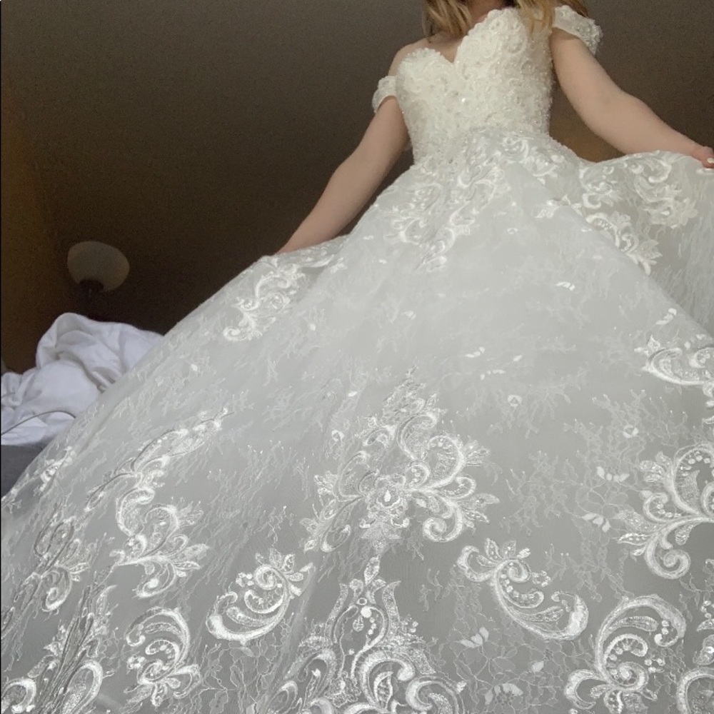 Allure Bridal wedding dress size 0 00 XS - Picture 4 of 6